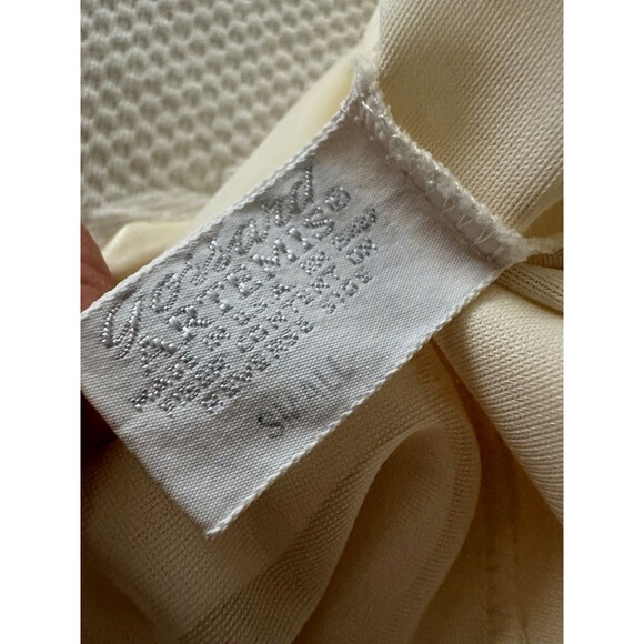 VTG 60 Artemis Nylon Chiffon Nightgown Dress Pearl Lace Bridgerton Small - Picture 7 of 10